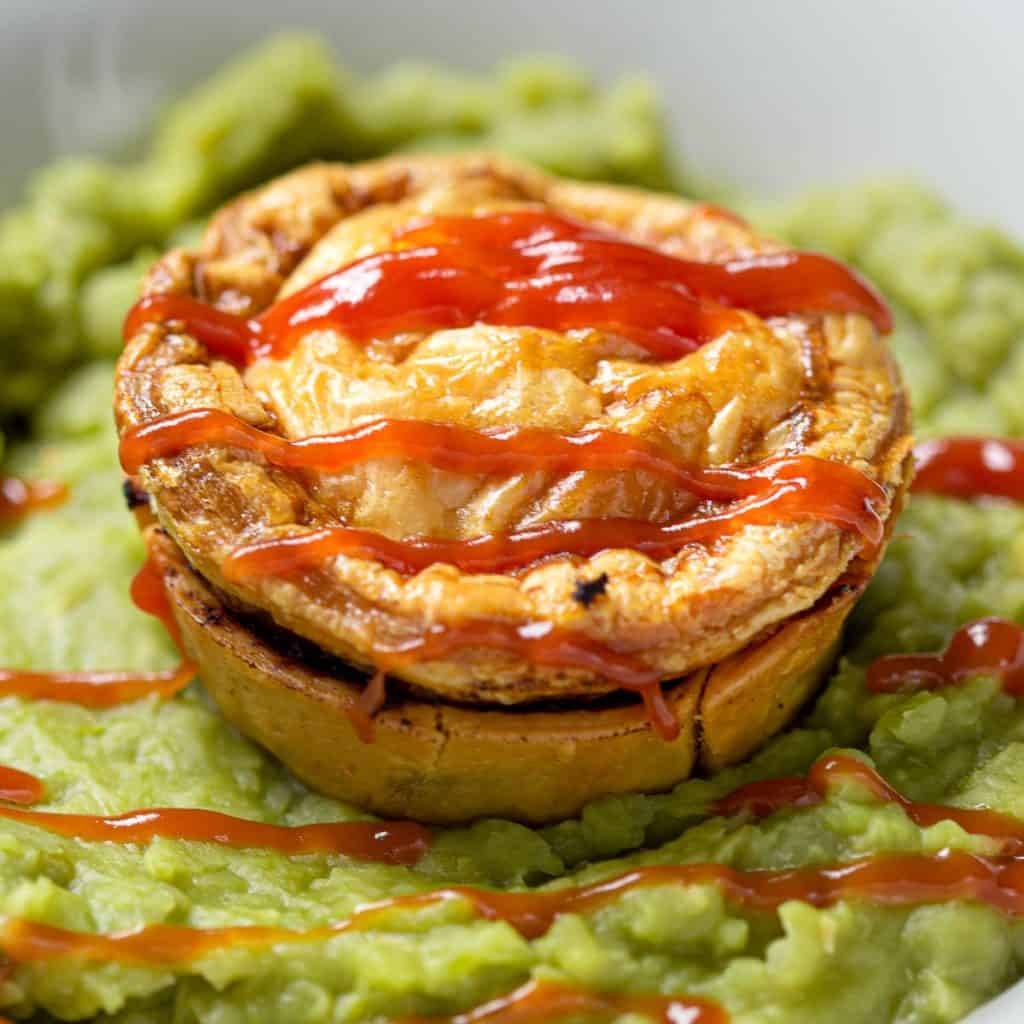 South Aussie Pie Floater Recipe with Pea Soup Wandercooks