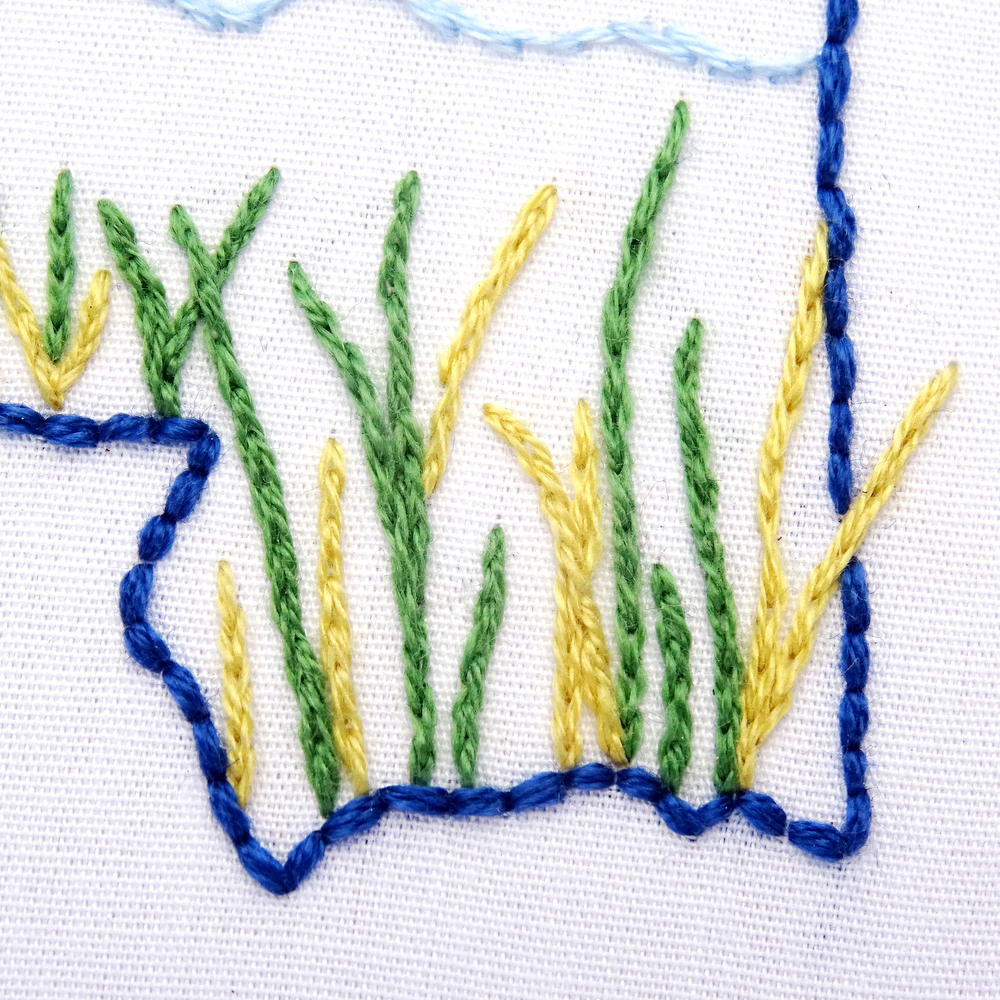 Mississippi Hand Embroidery Pattern Wandering Threads Embroidery