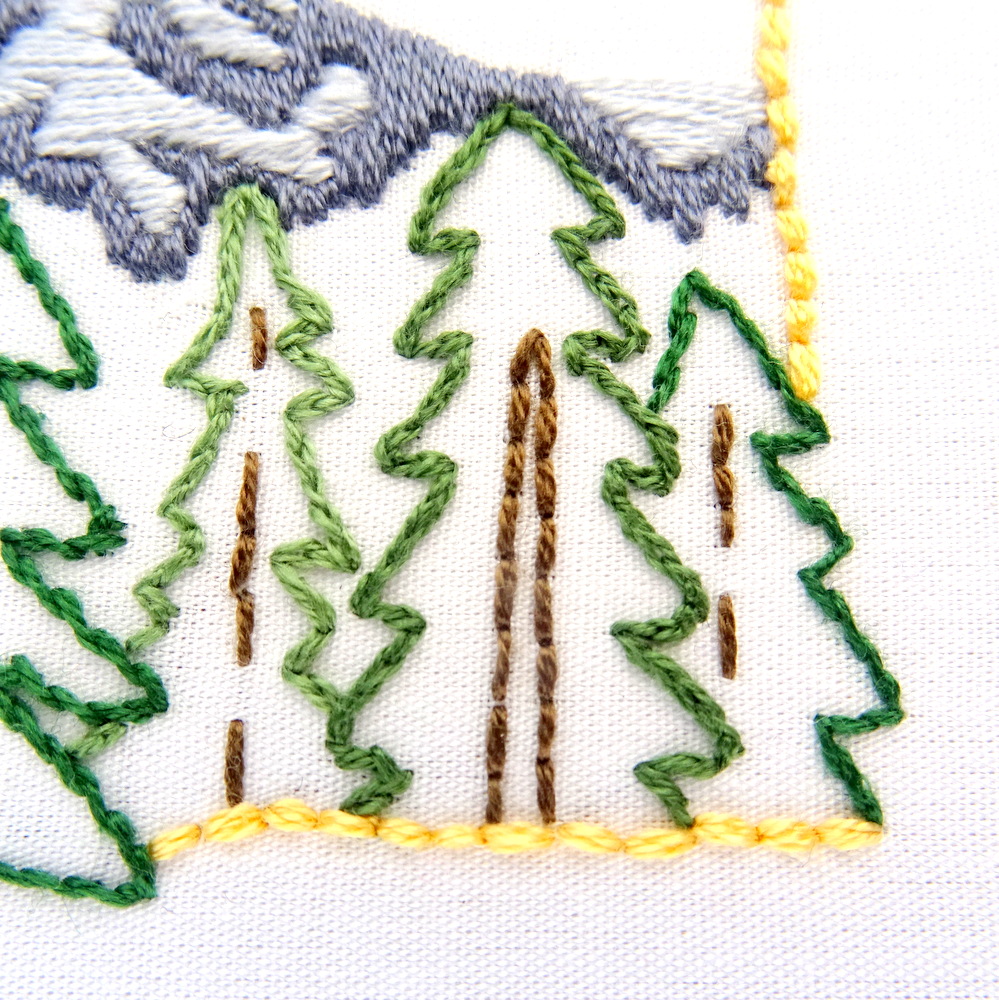 Washington Hand Embroidery Pattern Wandering Threads Embroidery