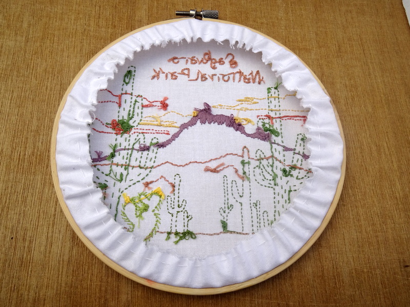 How to Finish an Embroidery Hoop Wandering Threads Embroidery