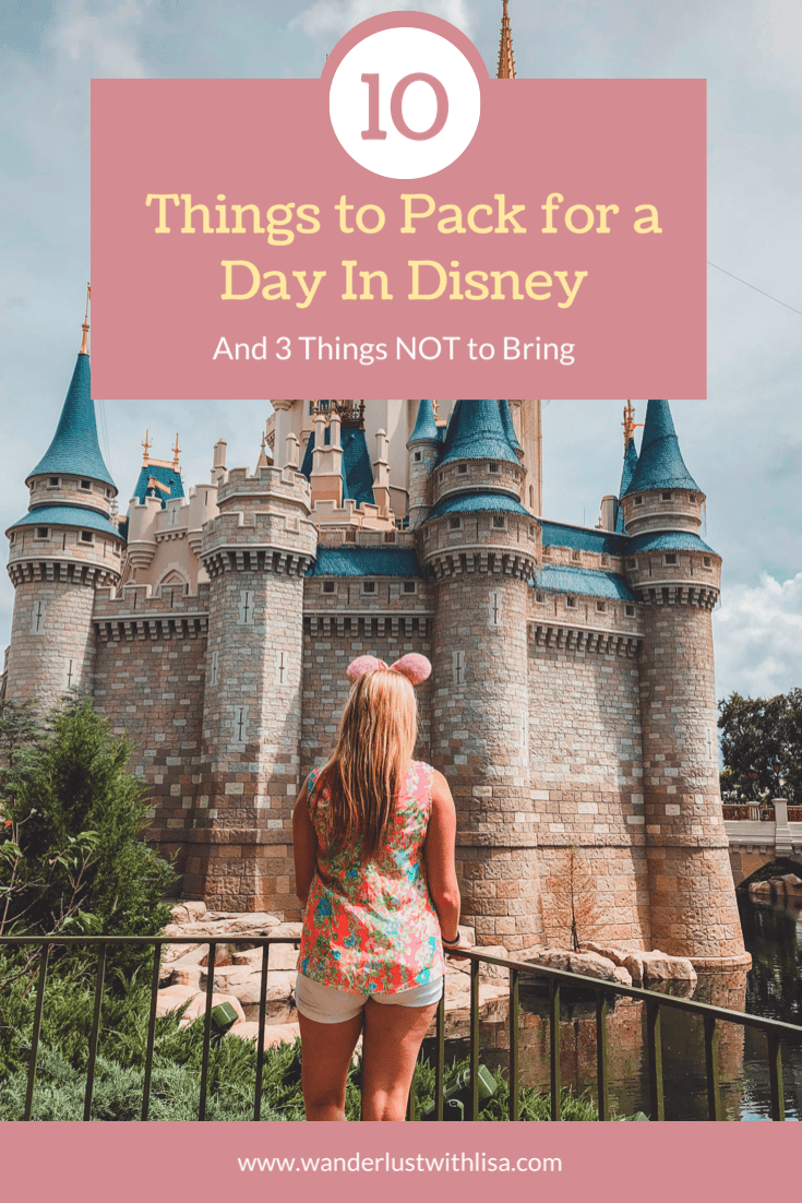 BEST Disney Day Bag What To Pack for Your Day In The Parks