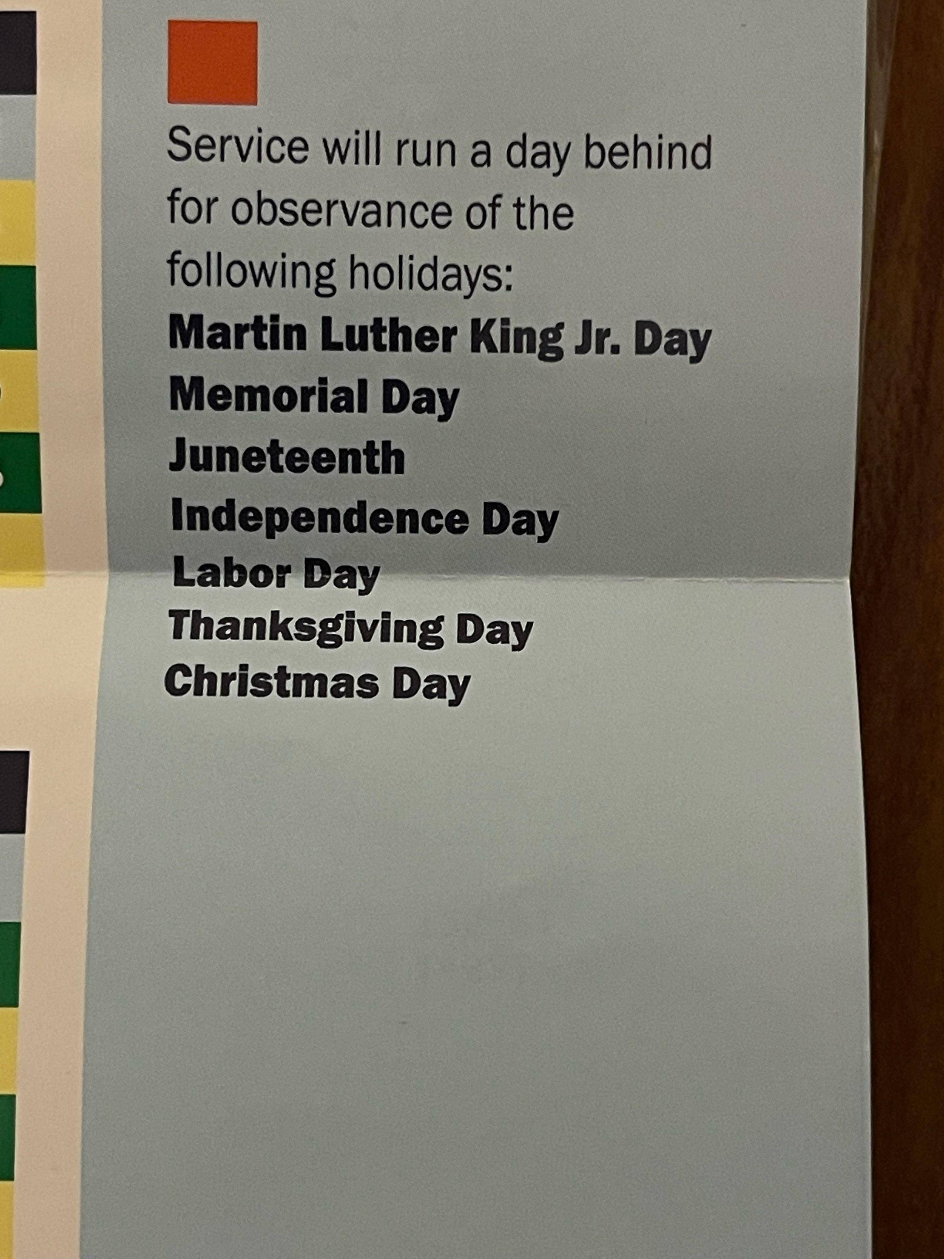 No days off Fort Wayne trash will be collected on MLK Day WANE 15