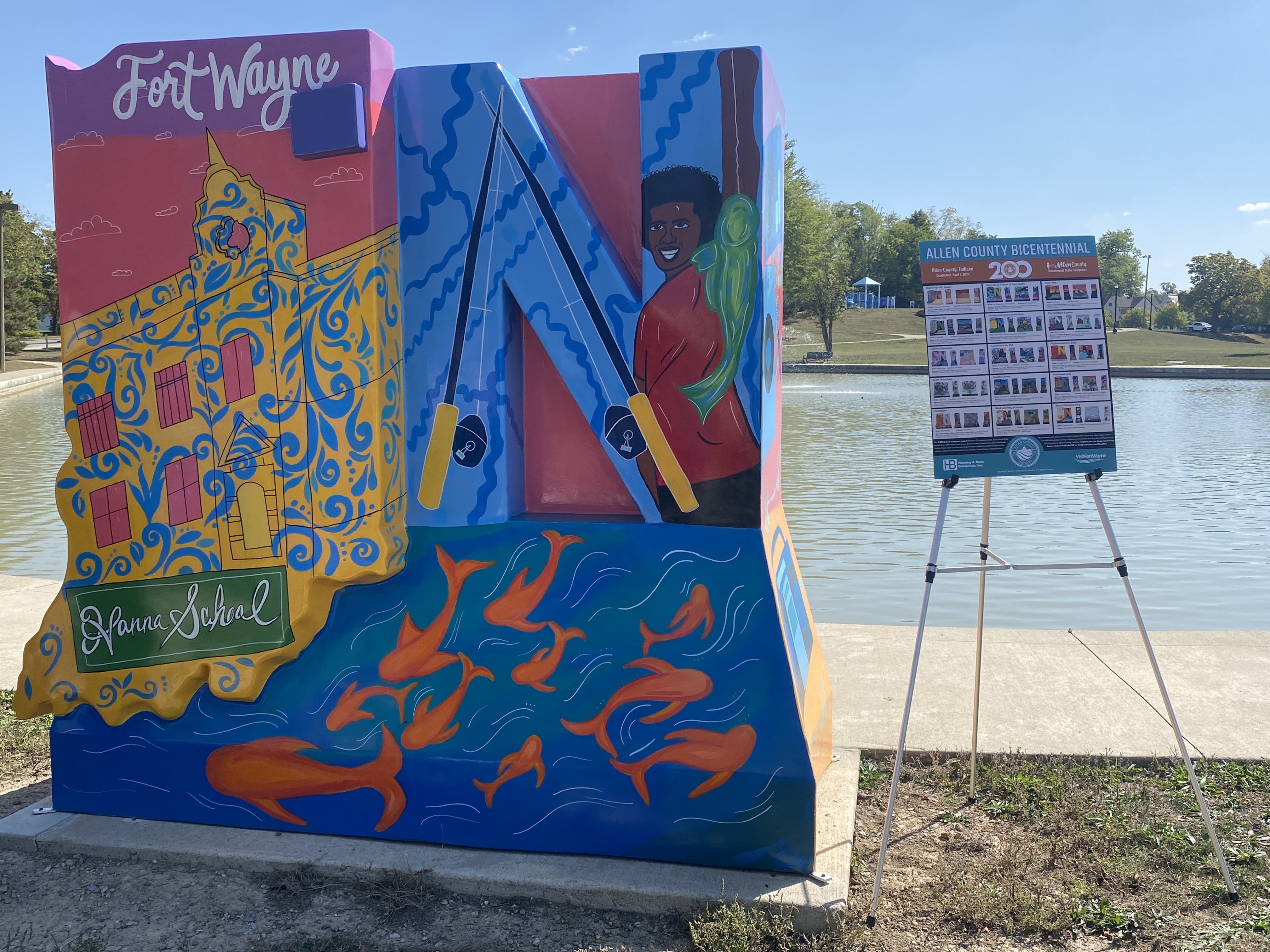 Artist honors southeast Fort Wayne culture with sculpture at Ivan