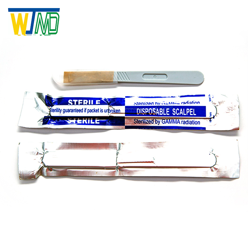 China Disposable Blades Carbon Steel Medical Surgical Blade Sterile factory and manufacturers