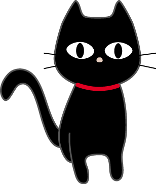 猫に小判のイラスト | かわいいフリー素材集 いらすとや ねこのイラスト/Ｐｏｐな黒猫 無料イラスト/フリー素材