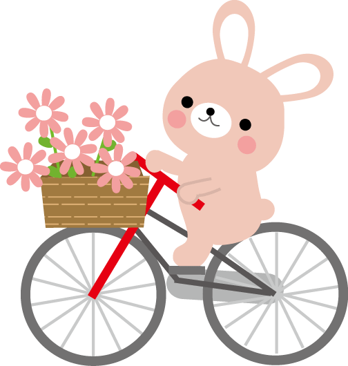 自転車のイラスト（無料イラスト）フリー素材