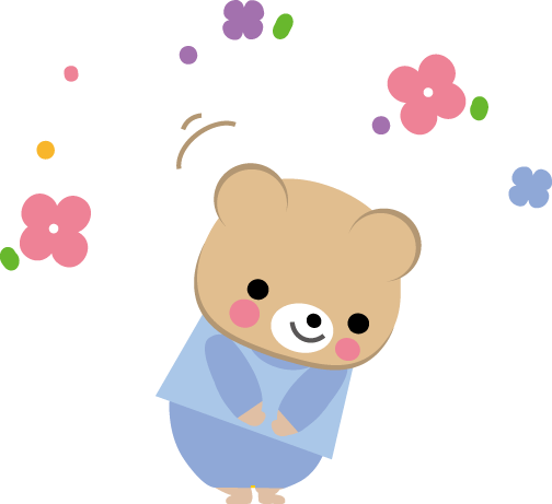 お礼感謝お辞儀イラスト 笑顔で頭を下げる男性ビジネスマンお礼感謝お辞儀イラスト ありがとう・お礼（お辞儀）のイラスト・無料イラスト フリー素材