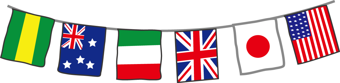 運動会の旗のイラスト | 無料で使えるフリーな「らくがき素材」 運動会のイラスト（挿絵）無料イラスト