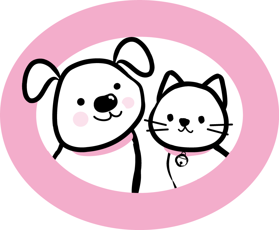 犬猫イラスト/無料イラスト素材