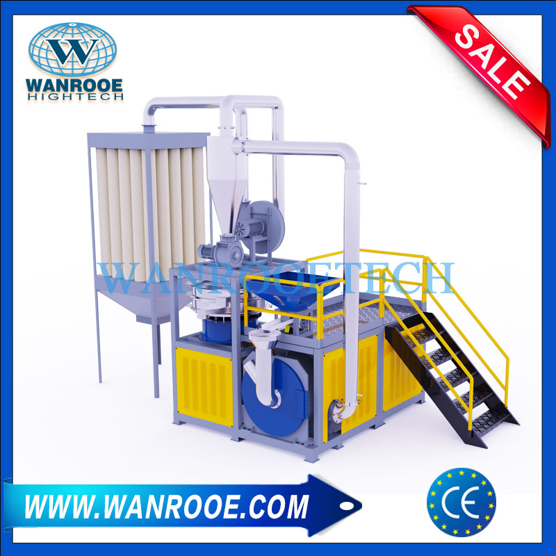100900Kg/h TurboType PVC Plastic Pulverizer MachineWANROOETECH