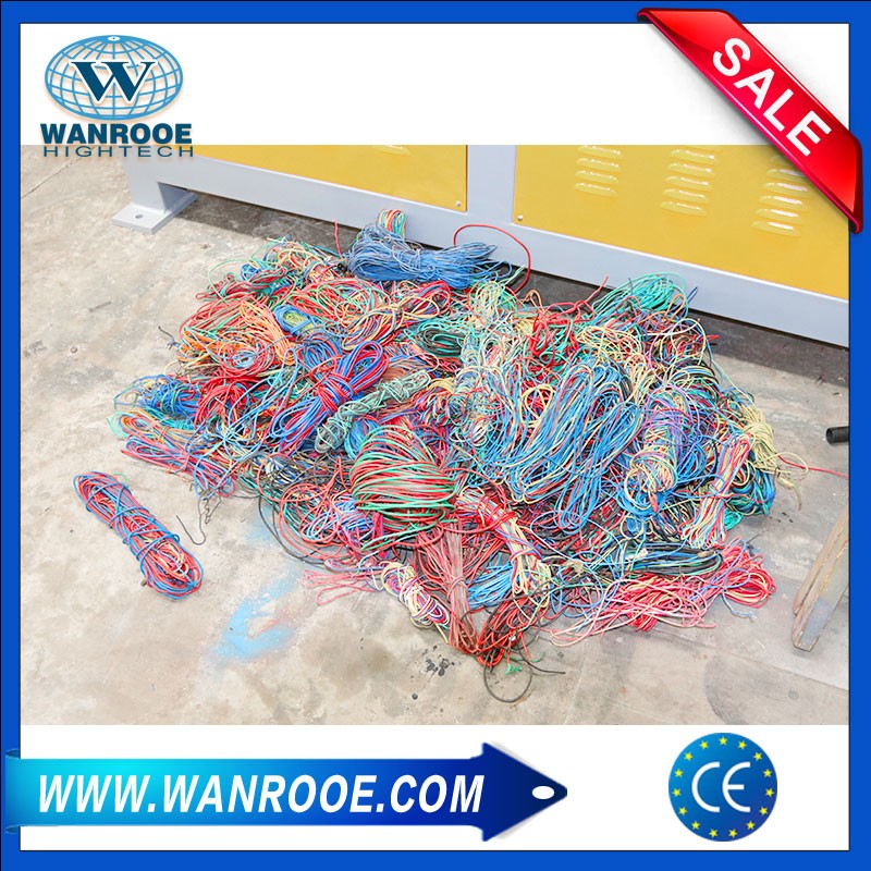 China Scrap Copper Cable Wire Recycling Shredder Machine For Sale