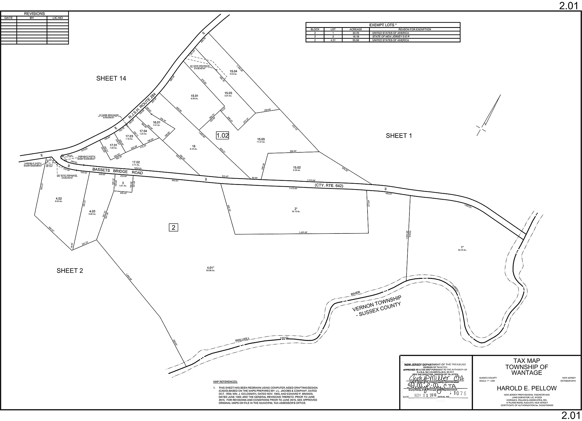 Wantage Township Tax Maps