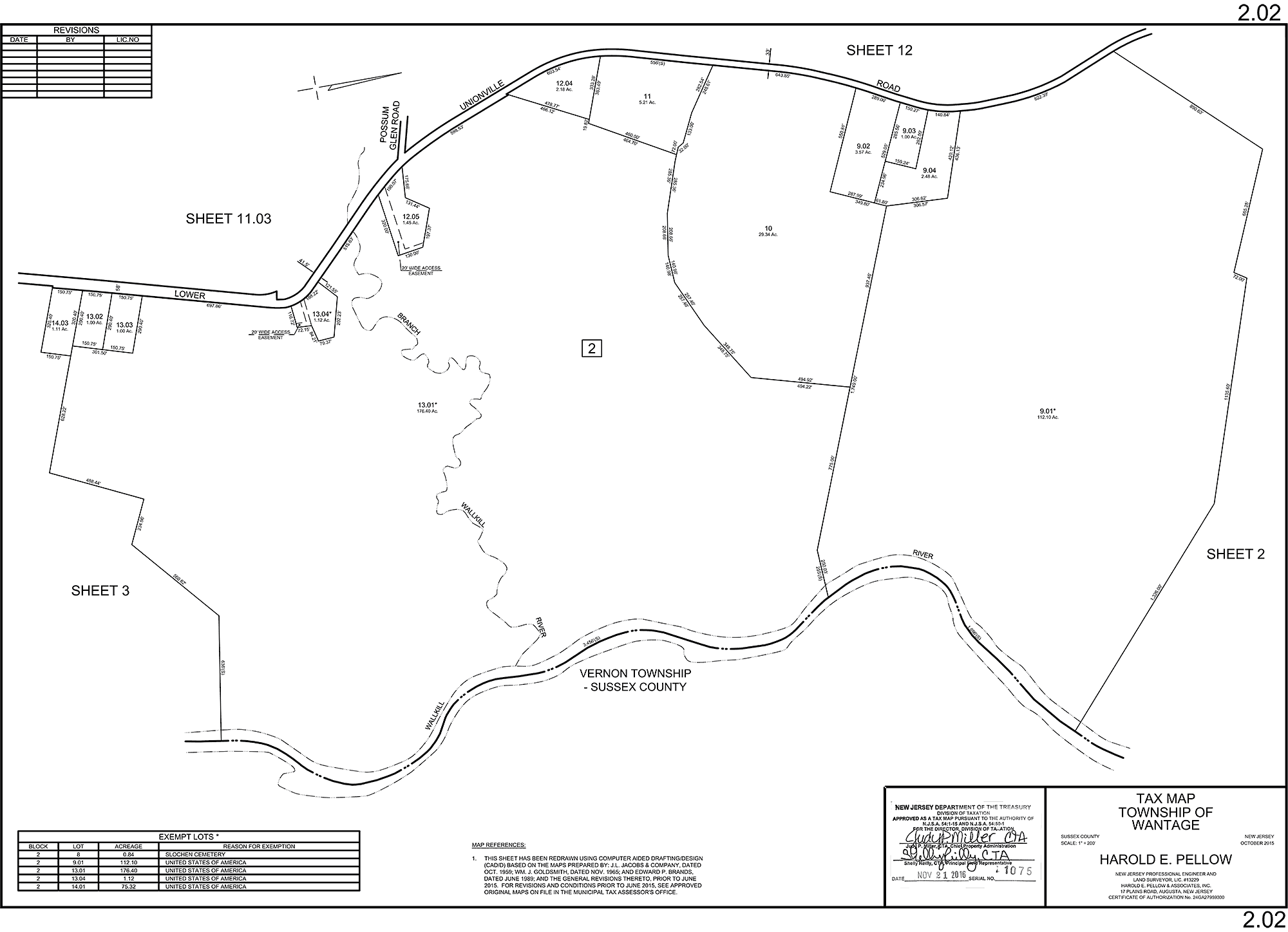 Wantage Township Tax Maps