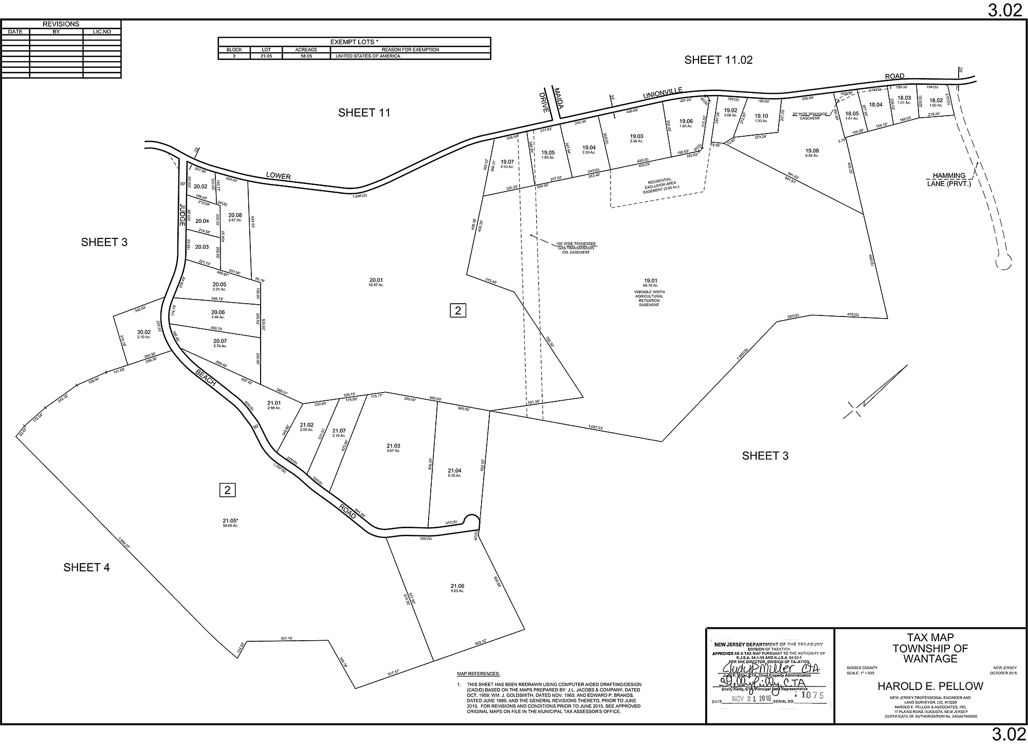 Wantage Township Tax Maps