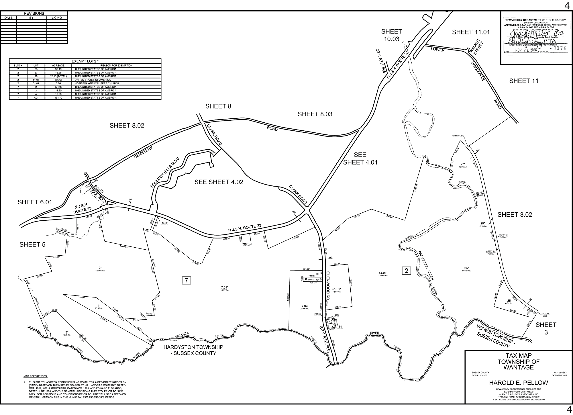 Wantage Township Tax Maps