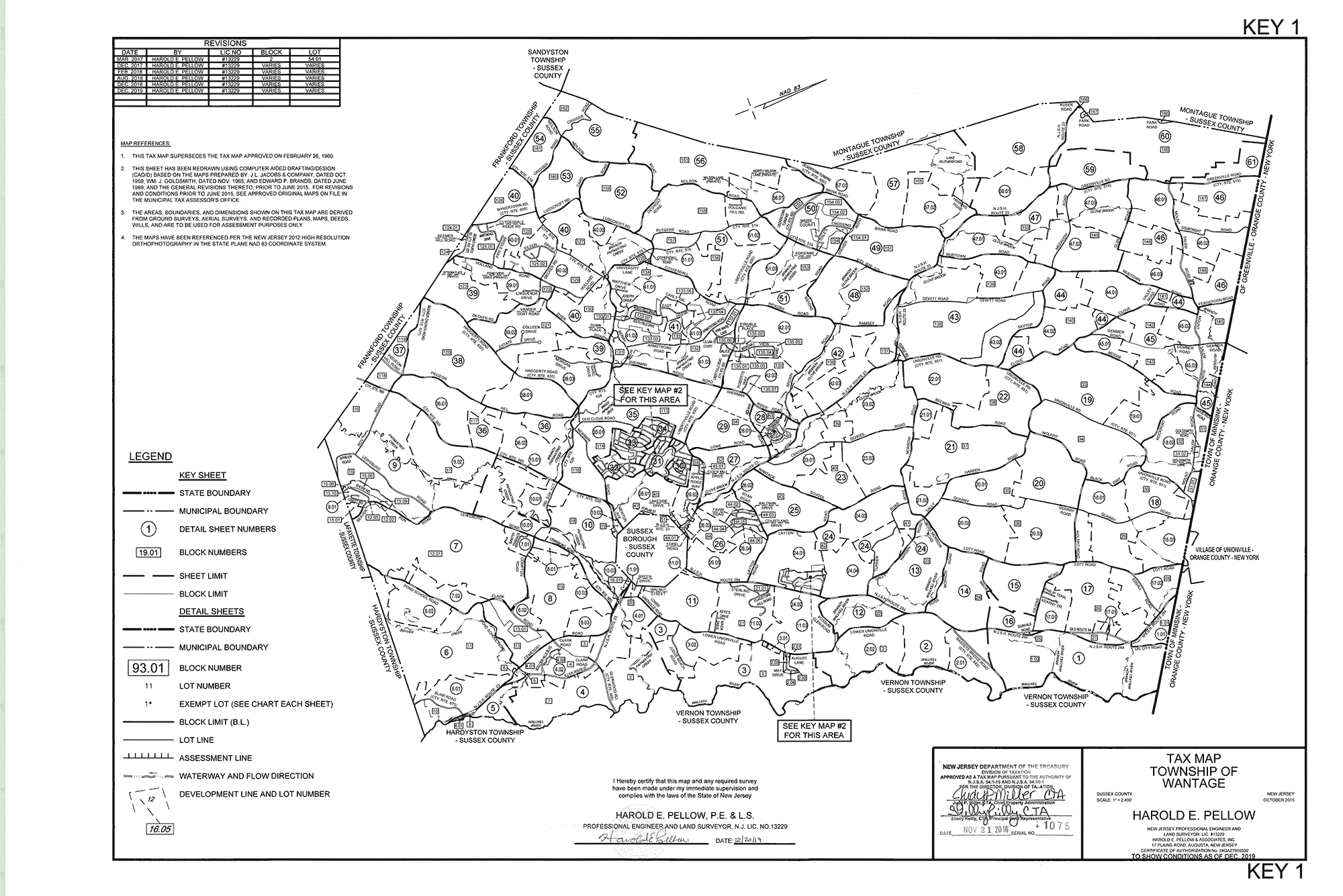 Wantage Township Tax Maps