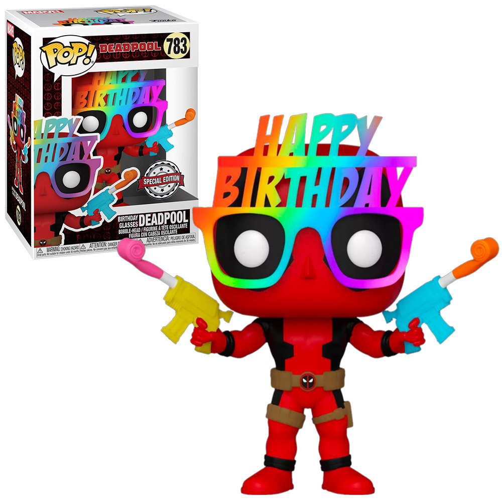 Funko POP! Marvel Deadpool 30th Birthday Glasses Deadpool Special