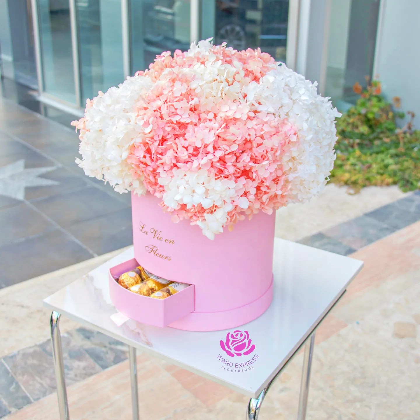 Forever Pink hydrangea Send Flowers to Amman Jordan Online Gift