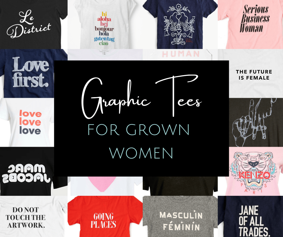 Graphic Tees for Grown Women Wardrobe