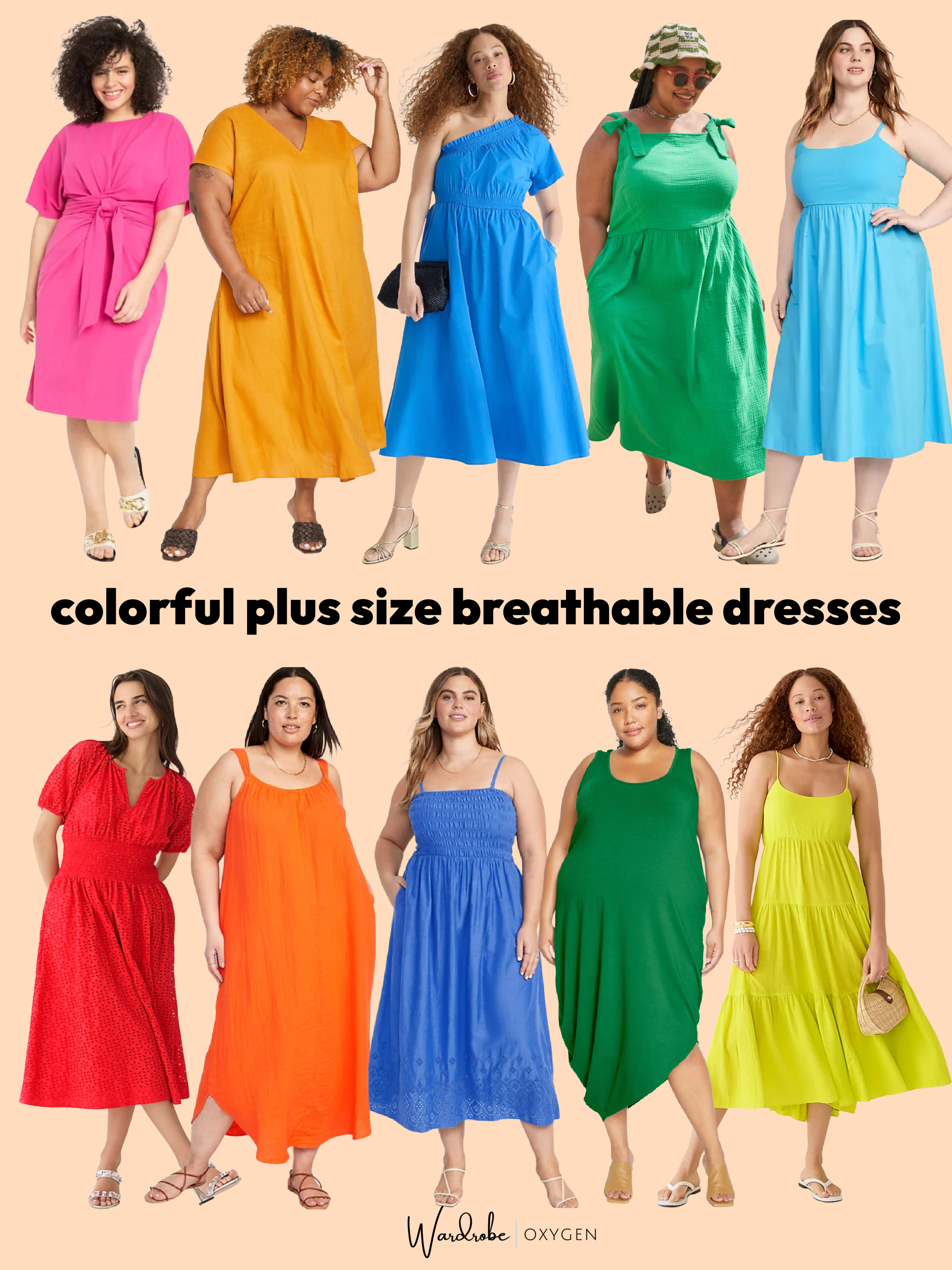 40+ Chic Plus Size Breathable Summer Dresses