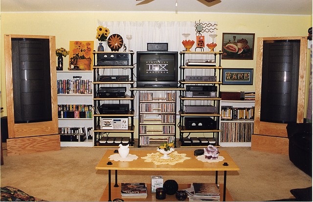 Custom DIY Audio Video Stereo Rack