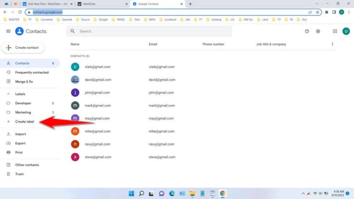 How to make a listserv in gmail