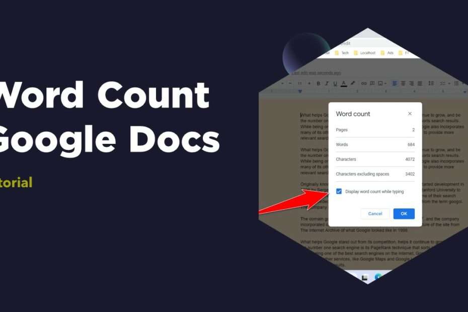 How to Check Word Count on Google Docs WareData Tech enthusiast