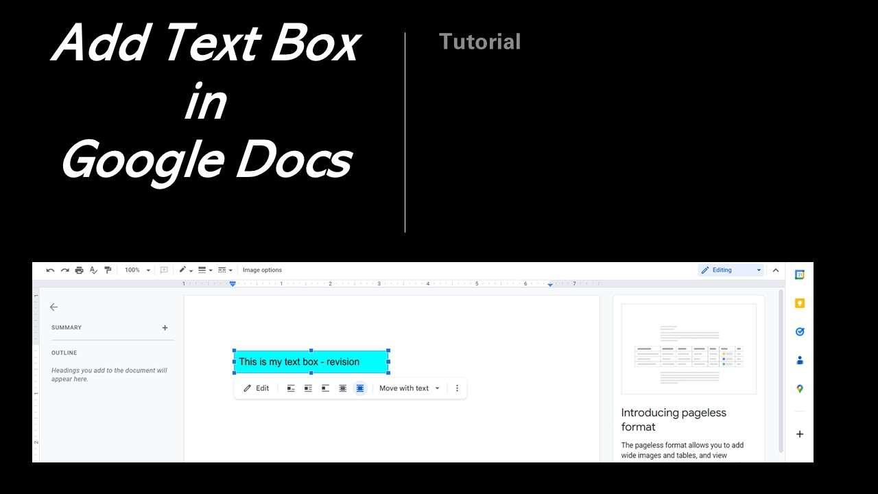 How to Insert Text Box in Google Docs WareData Tech enthusiast