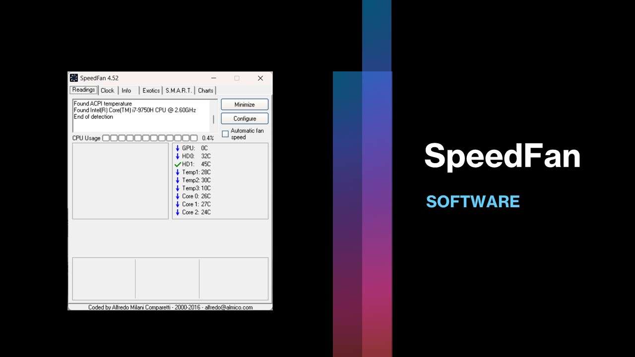 SpeedFan Software WareData Tech enthusiast