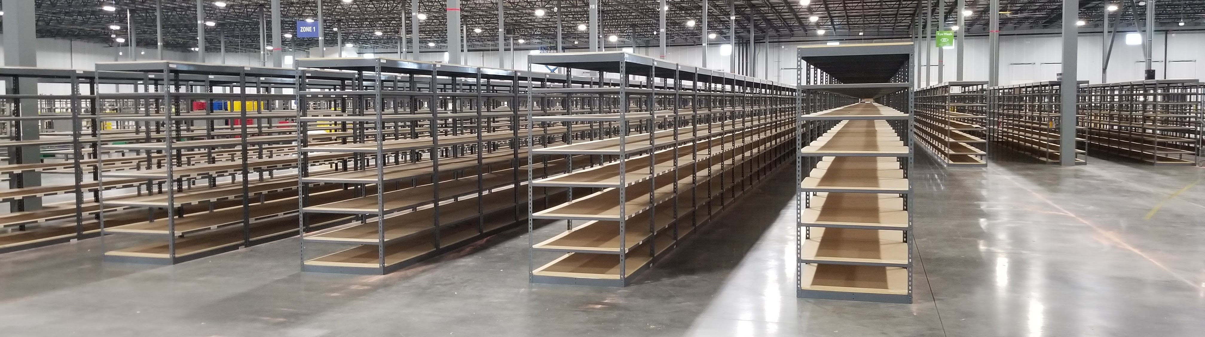 Open Shelving Warehouse Design