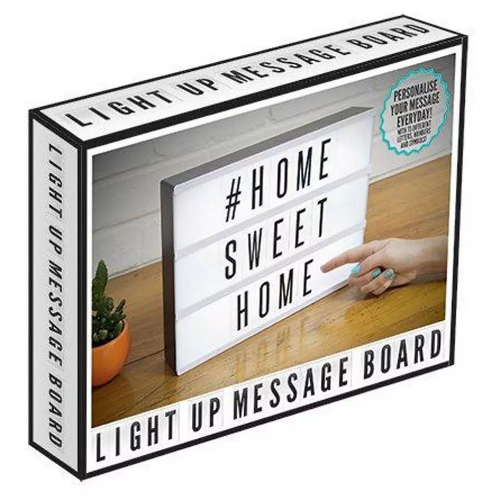 Light Up Message Board. WAREHOUSE RETURNS