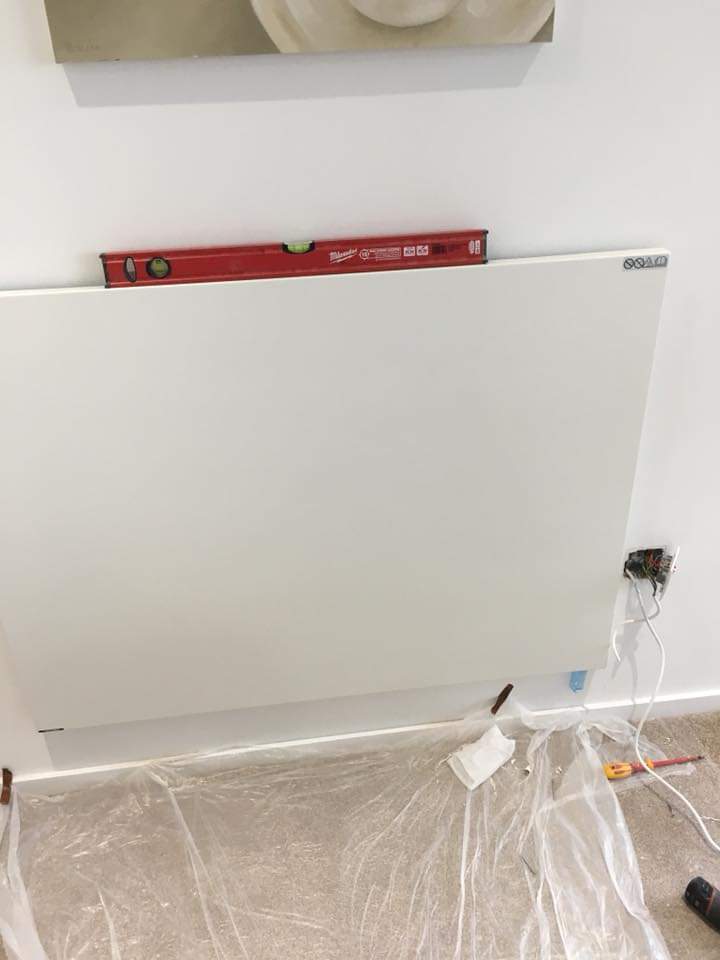 Ease of installation for infrared heating panels Warm4Less