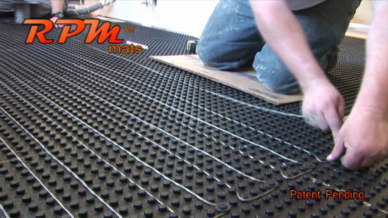 RPM Mats In Floor Heat Installation System Knowledge Center