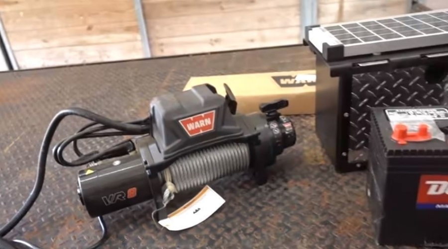 OffTheRanch Installs WARN Winch on Trailer WARN Industries