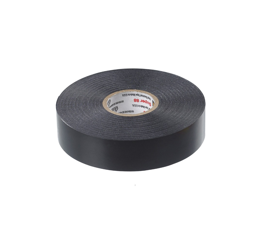 Scotch 3/4 in. W x 66 ft. L Black Electrical Tape Vinyl Warren Pipe