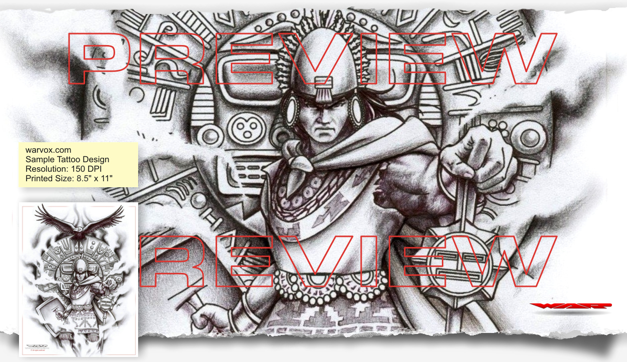 Inca Warrior Tattoo