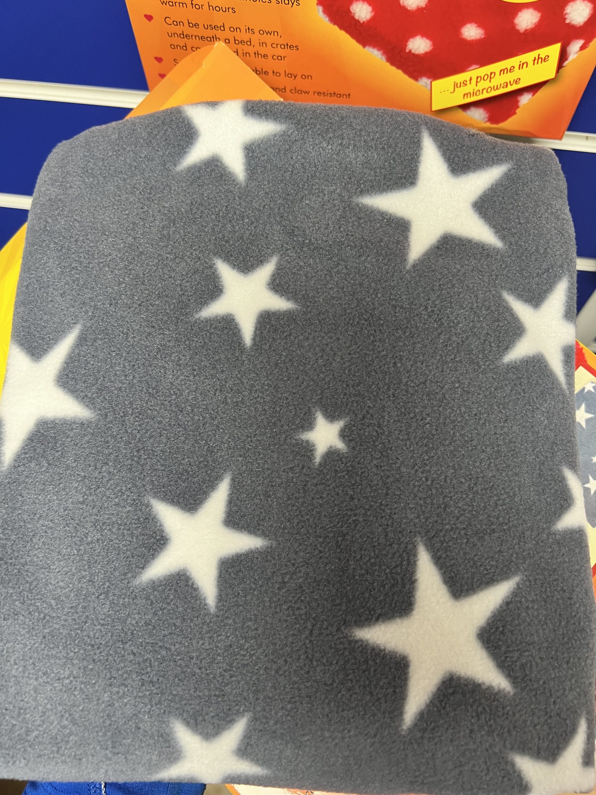 Pet Life Hottie Microwave Heat Pad Grey Cover stays warm for hours