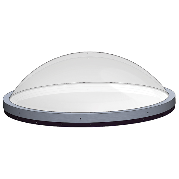 Circular Skydomes Double Dome Circular Curb Mount Units