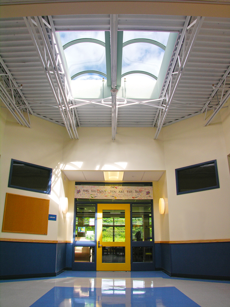 Barrel Vault Daylight Systems Case Study Congin Elementary School