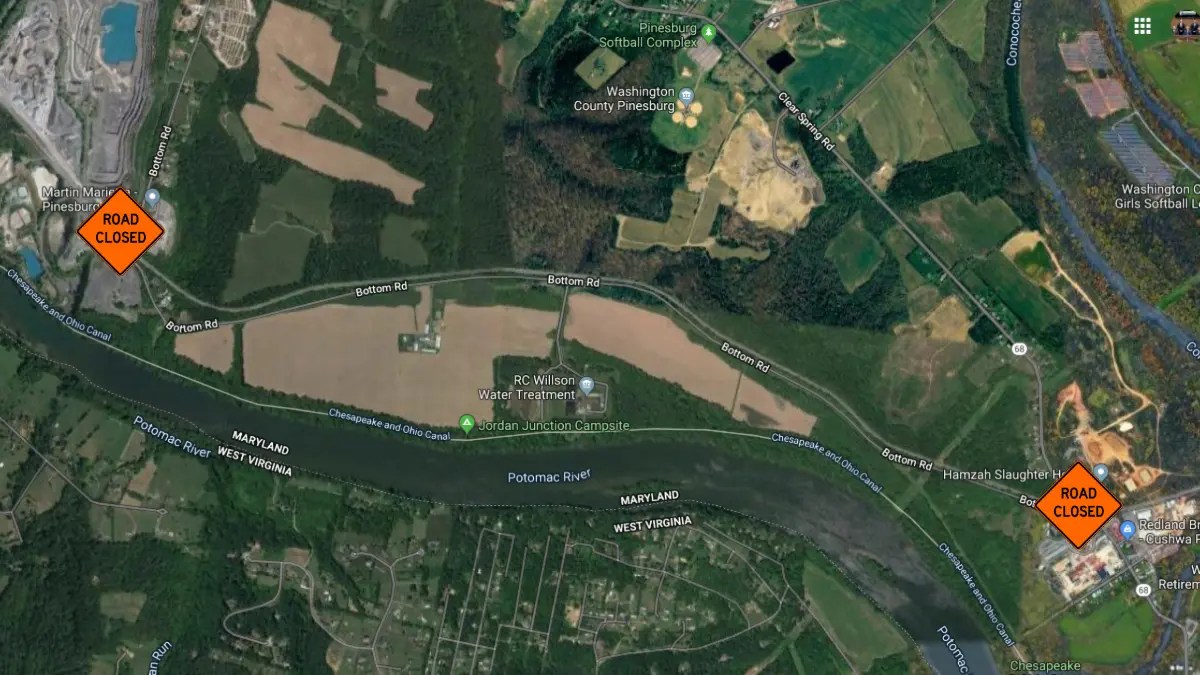 TRAFFIC ALERT Road Closure on Bottom Road Washington County