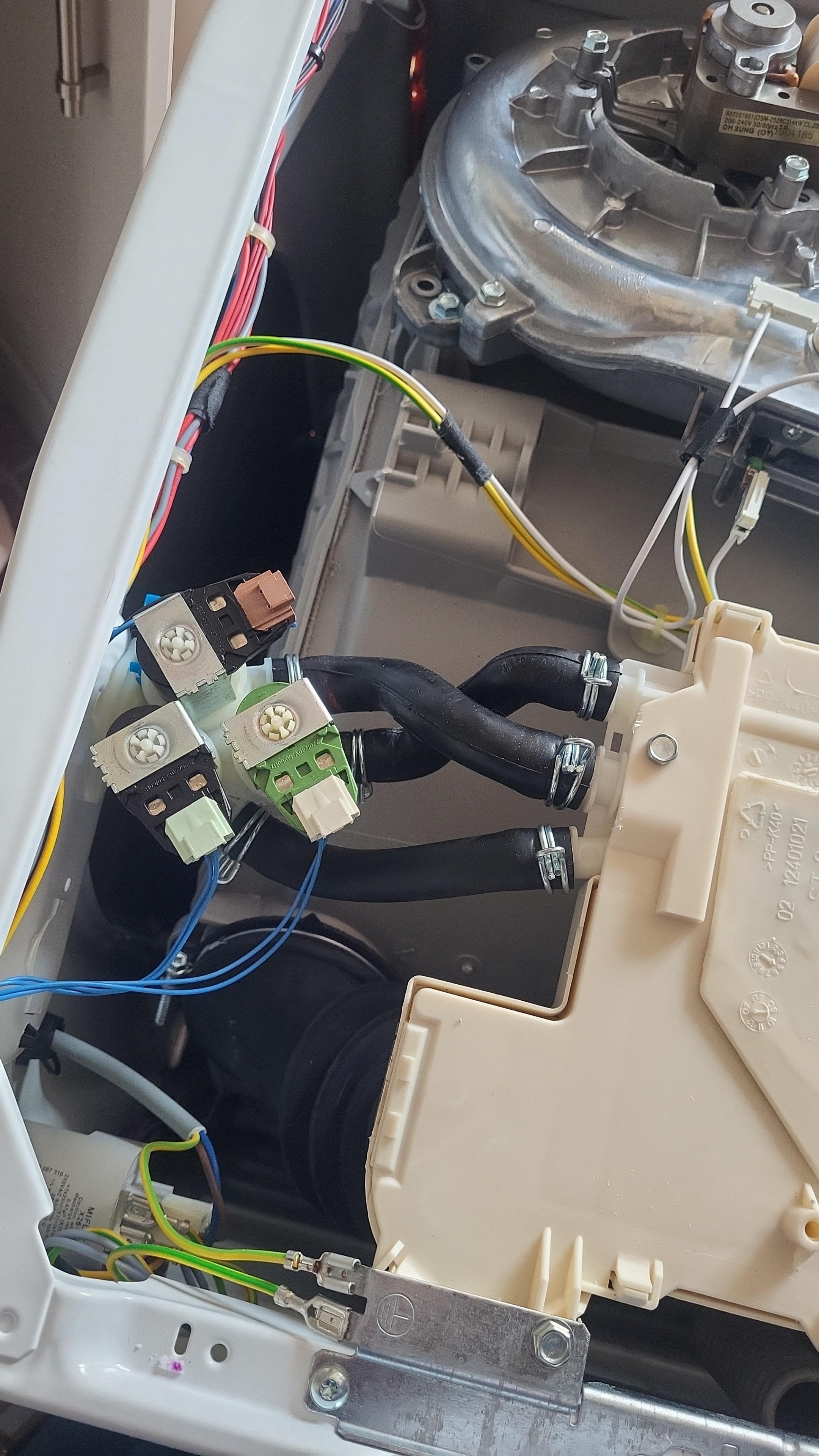 Zanussi washer dryer not filling with water. No error code and is