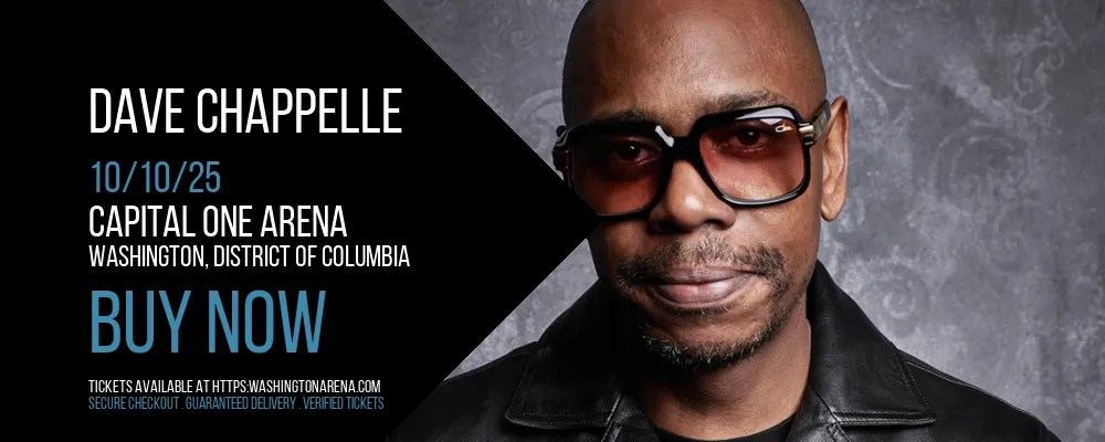 Dave Chappelle Tickets 10 October 2025 Capital One Arena