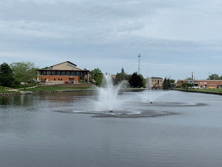 Draining of Mill Pond on tap in Hartford, WI as construction begins