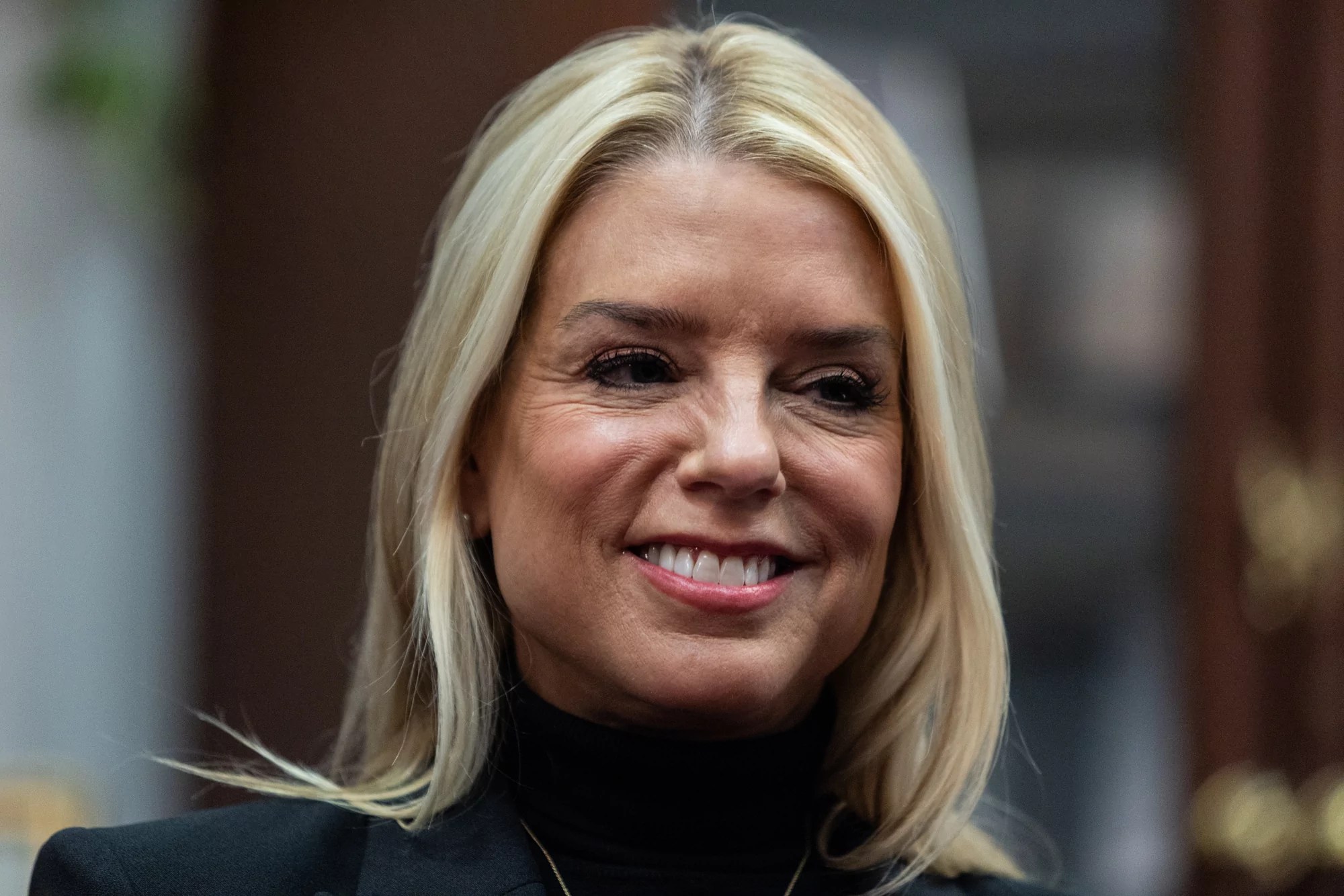 Trump attorney general nominee Pam Bondi courts senators Washington