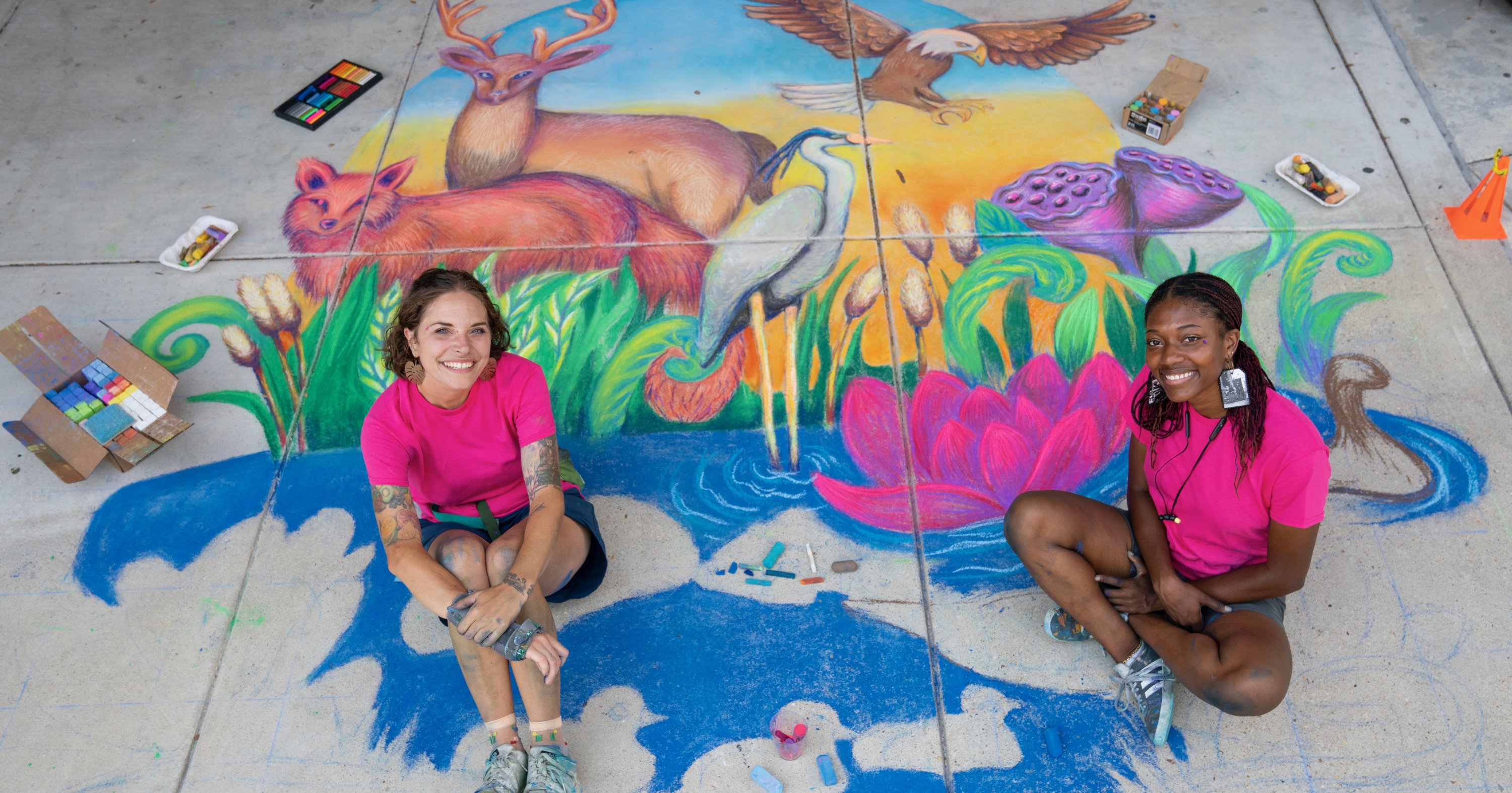 Chalk Riot Creates Some of DC's Most Ephemeral Street Art