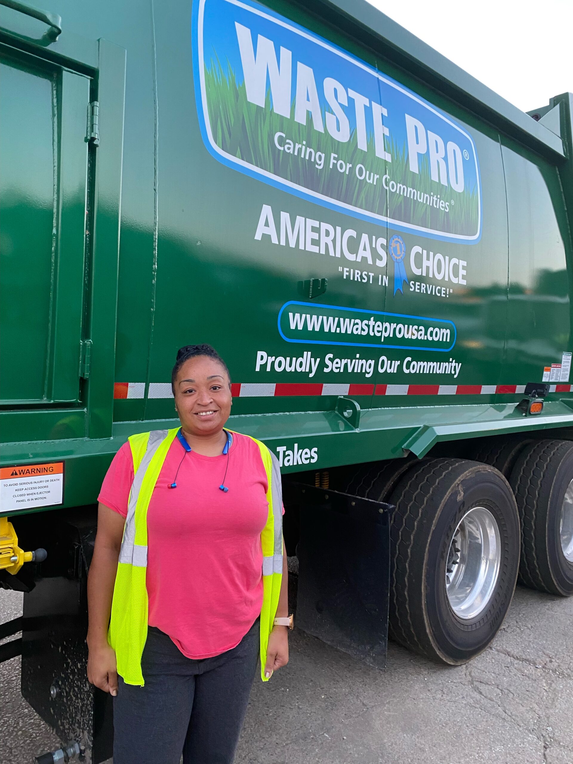 Women of Waste Pro Majeeda Bostic Waste Pro USA