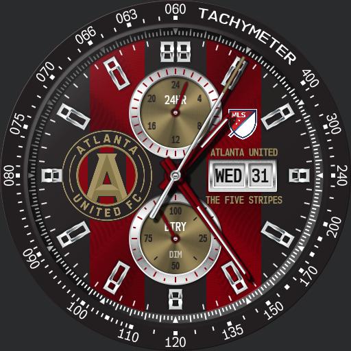 Atlanta United FC Modular Racer WatchFaces for Smart Watches