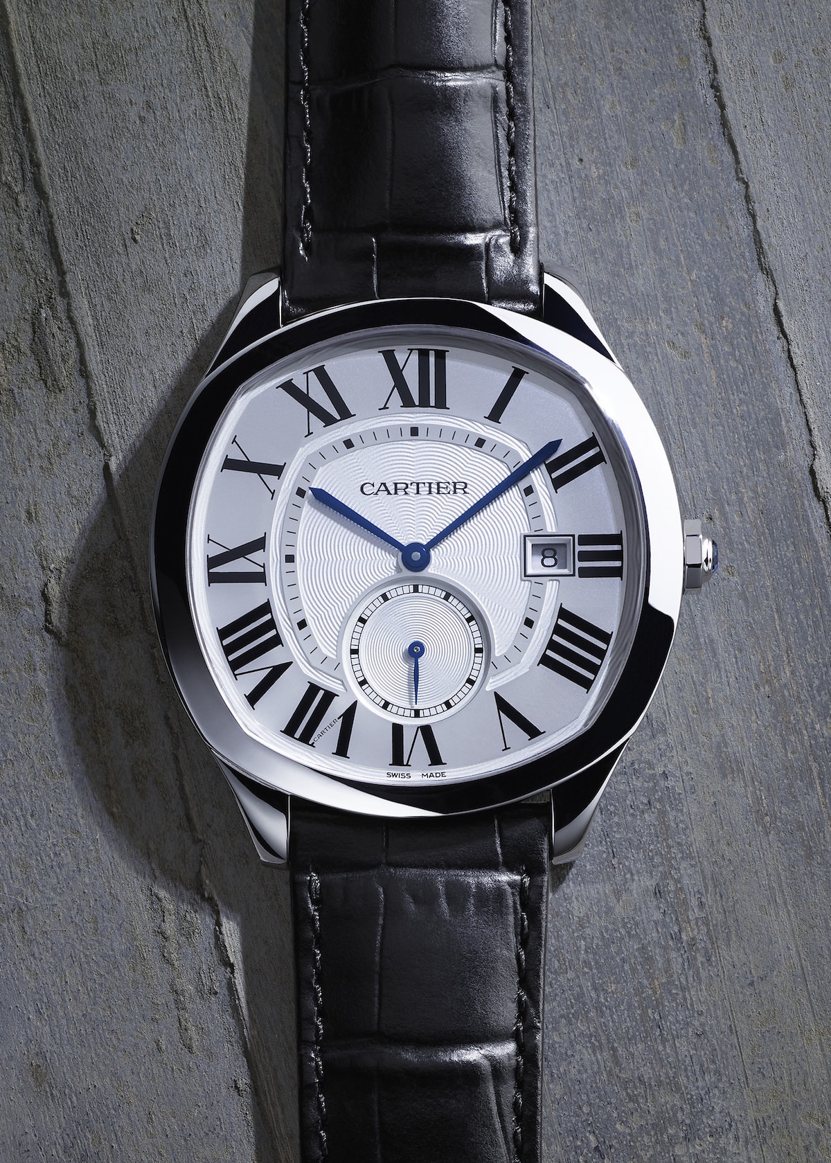 Cartier Drive de Cartier Stahl kleine Sekunde WATCHLOUNGE