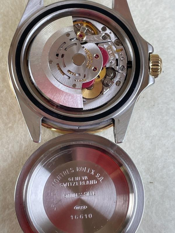 Rolex Submariner 16613 in 18k and steel Watchmasters