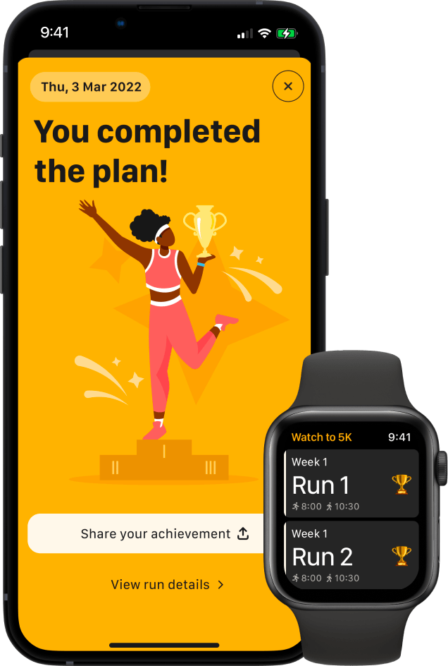 Watch to 5K Couch to 5km app for Apple Watch